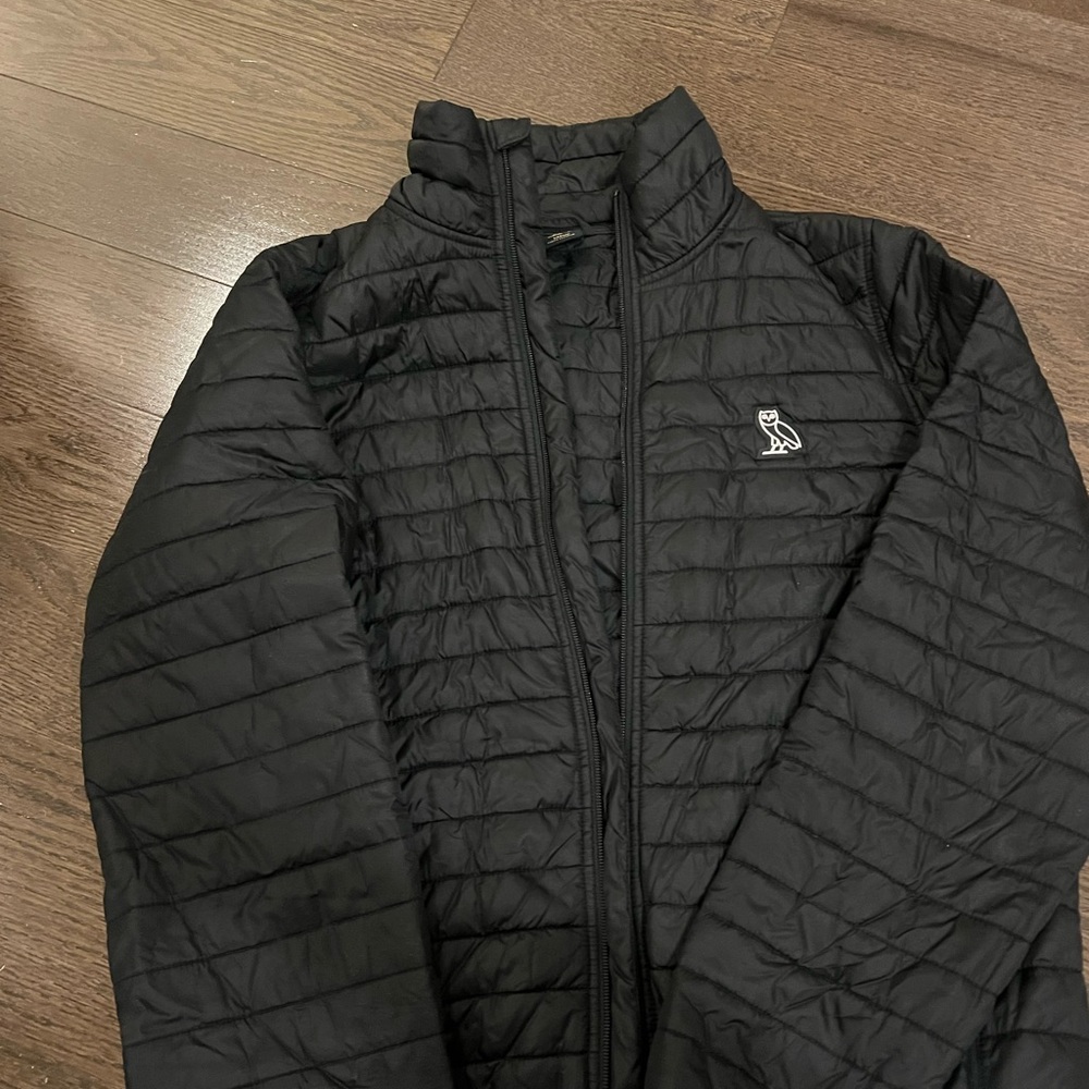 OVO Owl Black Quilted Jacket